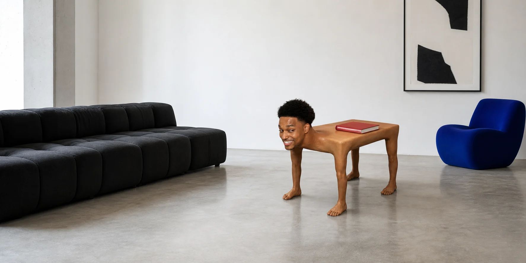 Mensa Original in a bright modern living room
